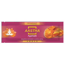 AASTHA AMBER AGARBATTI 25G
